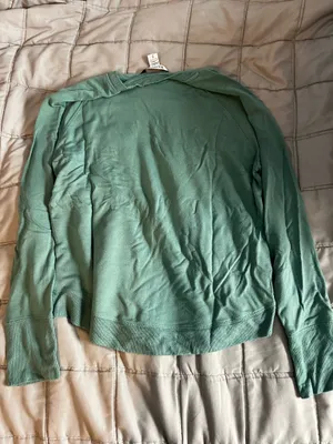 Athleta turquoise green long sleeve thumbnail 4