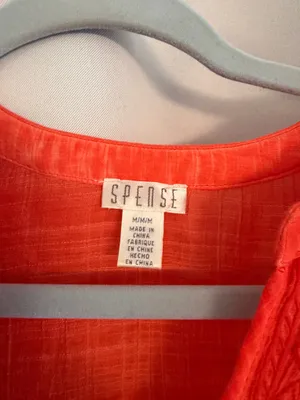 Vibrant orange blouse  thumbnail 2