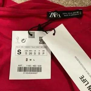 New with tags zara bright pink long sleeve shirt in size small thumbnail 4