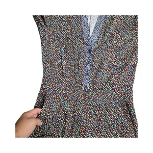 Anthropologie ETT:TWA Women's Christine Jumpsuit Multicolored Print SMALL thumbnail 3