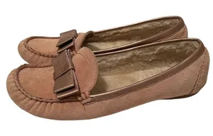 Cole Haan Blush Pink Bow Detail Driving‎ Loafers thumbnail 1