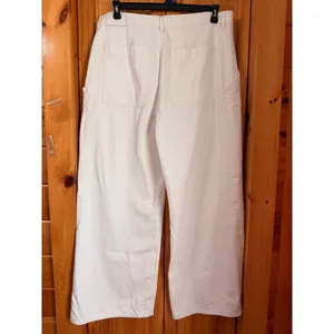 Everlane The Carpenter Jean Bone White Wide Leg Organic Cotton Pants Womens 33 thumbnail 3