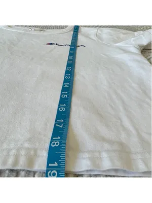 Champion Heritage White Crop T-Shirt Large thumbnail 6