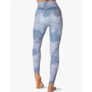 ✨Beyond Yoga Olympus High Waisted Midi Tie Dye Blue Sz M Leggings✨ thumbnail 6