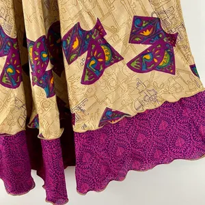 Reversible Maxi Wrap Skirt BINS501 thumbnail 3