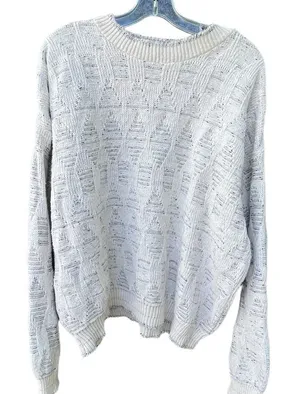 VTG Tony Lambert size XL woven pattern sweater thumbnail 1