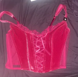 Victoria's Secret Unlined Lace-Up Corset Top thumbnail 6