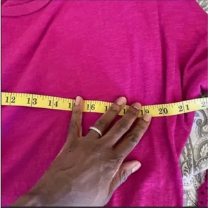Victoria's secret PINK magenta tribal print long sleeve top tee shirt size large thumbnail 8