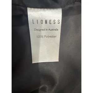 Lioness Papa Don't Preach Black Floral‎ Corset Top Front Zip Satin Size Medium thumbnail 7