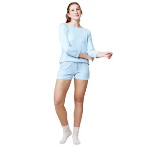 Soffe NWT Dream Boat Neck Top and Short PJ Set Small thumbnail 5