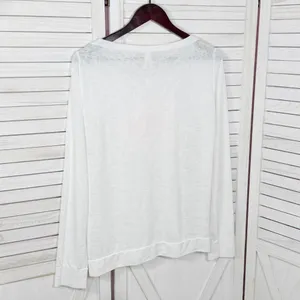 Victoria’s Secret Bombshell Burnout Slub Knit Long Sleeve Tee Shirt White‎ Small thumbnail 10