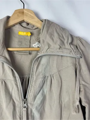 Lole Light Khaki Brown Full Zip‎ Y2K Athletic Jacket S thumbnail 3
