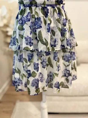 Amanda Uprichard Violina Purple Floral Halter layered Woman’s Dress in Margate L thumbnail 4