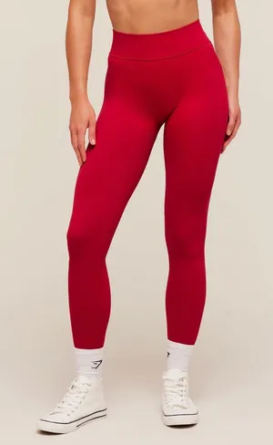 Gymshark Flex V4 Leggings - Carmine Red thumbnail 1