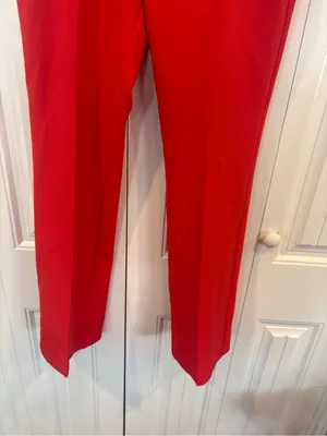 Liverpool red Kelsey flare trousers size 6/28 thumbnail 6