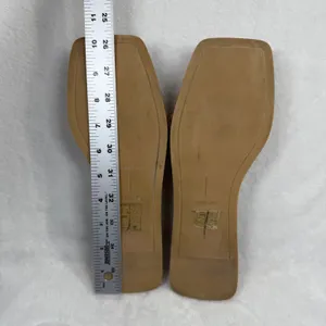 Dolce‎ Vita Clear Tan Padded Multi Strap Square Toe Flat Slide Sandals Est 11 thumbnail 12