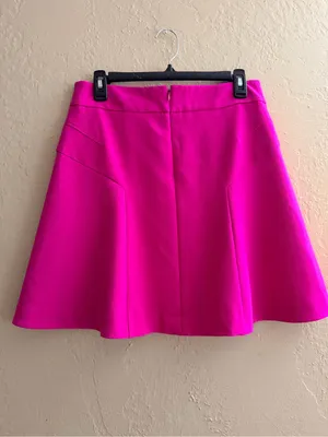 Express Hot Pink Mini A-Line Skirt thumbnail 2