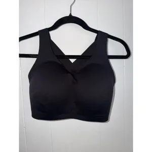 Lululemon In Alignment Cross Strap Bra Black 34E LW2CXRS thumbnail 2
