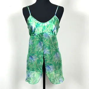 Vintage 90s‎ Y2K Secret Treasures Babydoll Chemise Women S Lace Up Sheer Chiffon thumbnail 2