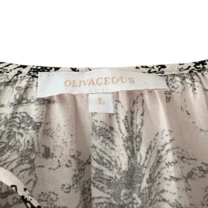 Olivaceous Toile Puff Sleeve Mini Dress thumbnail 5