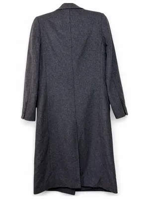 Quince Women’s Italian Wool Blend Double Breasted Long Coat Size Small thumbnail 16
