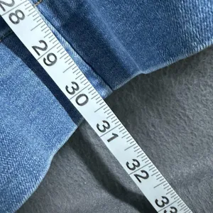 Avec Les Filles Wide Leg Jeans Womens 30 Blue Med Wash High Rise Stretch Denim thumbnail 11