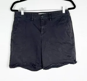 Vans Womens Bermuda Length Skate Shorts‎ Black Sz 7 thumbnail 1