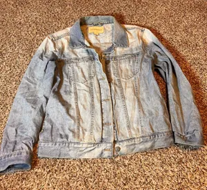 Pilcro Denim Jacket Light Wash Classic Jean Jacket Casual Everyday‎ Size M thumbnail 1
