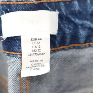 H&M Wide Leg High Waist Blue Jeans Size 12 Medium Wash 1045459 8 thumbnail 3