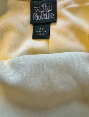 Wild Fable Yellow Sleeveless Mini Dress thumbnail 3