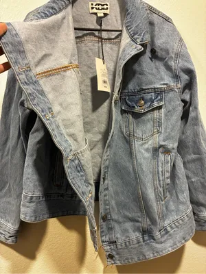 Light Denim Asymmetrical Jean Jacket - Women thumbnail 6