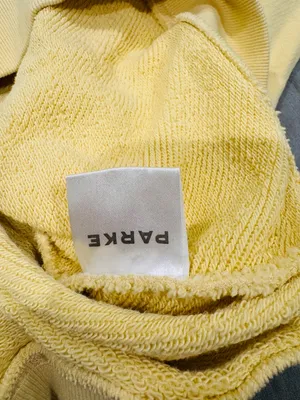 Parke Summerland Varsity Mockneck Sweatshirt in Lemonade thumbnail 5