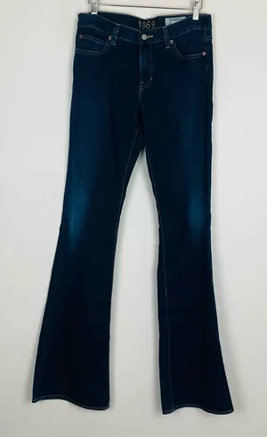 Vintage Y2K dark wash Western Bootcut Gap jeans. Size 6 thumbnail 1