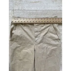 Madewell Wide Leg High‎ Raise Tailored Pants Womens Size 30 Light Yellow thumbnail 3
