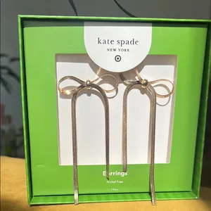 Kate Spade x Target bow earrings thumbnail 1
