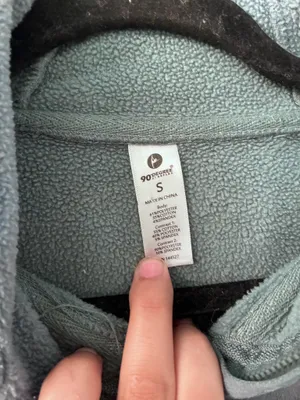 90 DEGREE BY REFLEX FULL ZIP HOODIE - SIZE S Distressed READ thumbnail 4