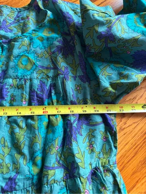Natural Life Women’s Tiered Floral Dress Bell XL Sleeves Boho Cottage Core thumbnail 4
