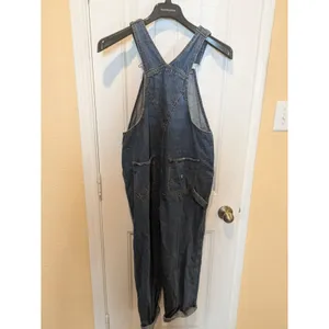 Vintage Union Bay Denim Jeans Bib Overalls Carpenter Blue Mens Size S thumbnail 12