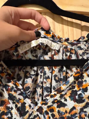 Colorful, cheetah print shirt Multiple Size L thumbnail 2