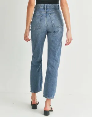 JBD Jeans Peyton Distressed High Rise Jeans thumbnail 2