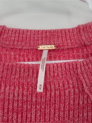 Free people pink sweater medium thumbnail 3