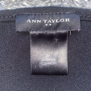Ann Taylor Black Sleeveless Top thumbnail 3