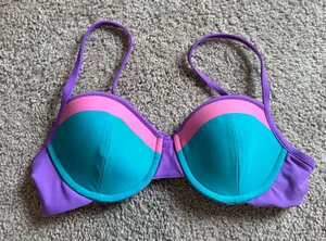 93 PlayStreet Colorful Underwire Bikini Top thumbnail 1