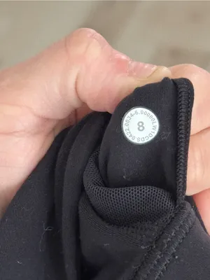 Lululemon Align High Neck Tank Top Black long line sports bra workout nulu thumbnail 4