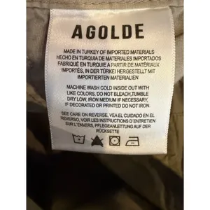 Agolde Daria Utility Pants Women 25 Khaki Tan Poplin Cargo Streetwear Designer thumbnail 9