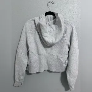 Lululemon Scuba Oversized 1/2 Zip Hoodie Heathered Core Ultra Grey like new thumbnail 6