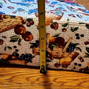 New Longaberger Homestead Collection Fruit Handbag Purse Tote Bag Small thumbnail 7