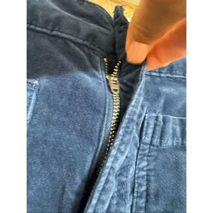 Free People High Time Velvet Kick Flare Crop Blue Pants Size 8 thumbnail 7