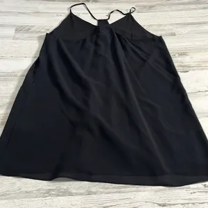 Alice + Olivia Black Racer Back Dress Size L NWT thumbnail 4