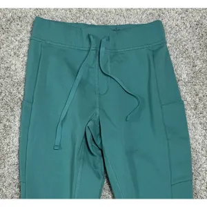 Alo Yoga Checkpoint 7/8 Leggings High Waist Drawstring Pockets Ocean Teal Sz XS thumbnail 5